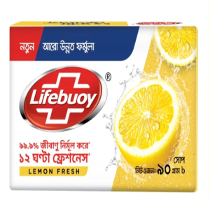 Lifebuoy Skin Cleansing Soap Bar Lemon Fresh 90g